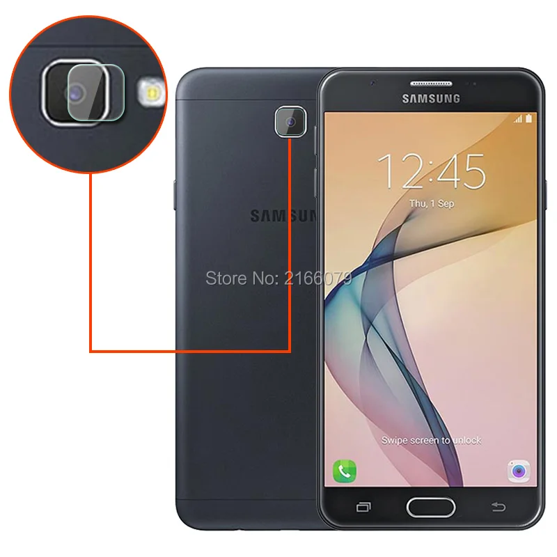 1/2/3/4 Pcs/Lot For Samsung Galaxy J7 Prime G610F Rear Camera Lens Protective Protector Cover Soft Tempered Glass Film Guard