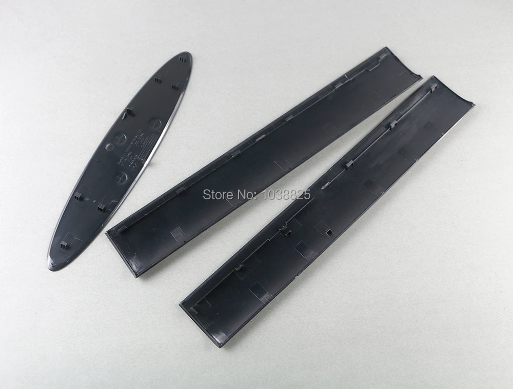 Cubierta negra de la puerta de la bahía del disco duro HDD para la consola PS3 4000, carcasa frontal, Panel frontal izquierdo y derecho