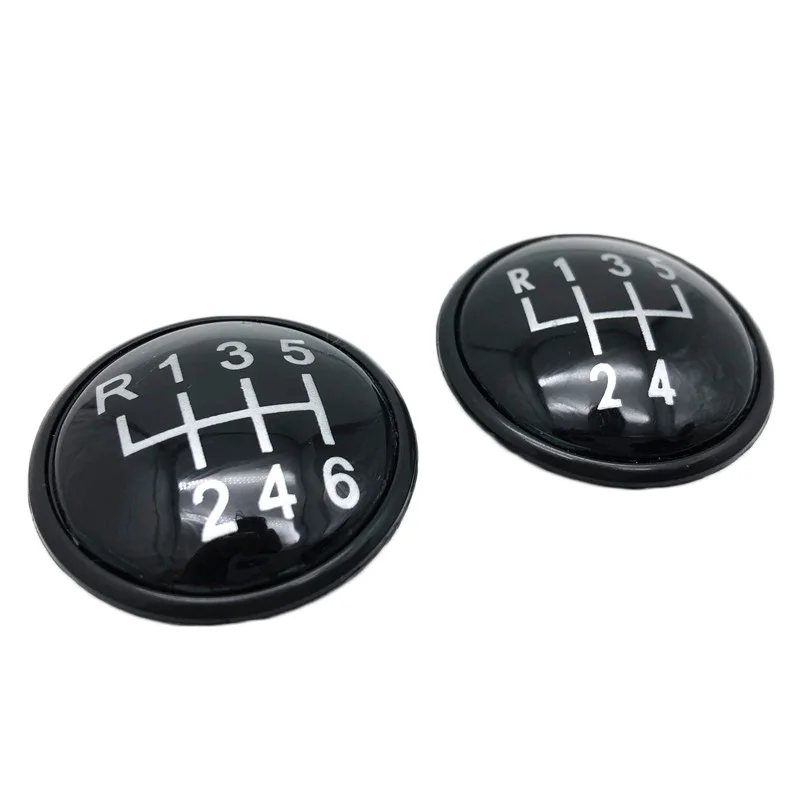 5/6 SpeedGear Shift Knob Cap Cover Badge Case For VW Golf 3 4 IV Jetta MK3 MK4 GTI Bora LUPO POLO CADDY SEAT IBIZA CORDOBA  INCA