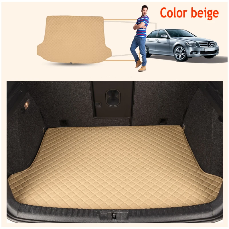 ZHAOYANHUA Custom fit Heightened side car Trunk mats for  LEXUS ES300h ES200 ES240 ES250 ES260 ES350	CT200h