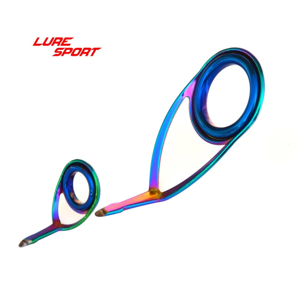 

LureSport KL KT Guide 10 шт. разноцветная оправа синее кольцо Удочка строительный компонент ремонт DIY аксессуар