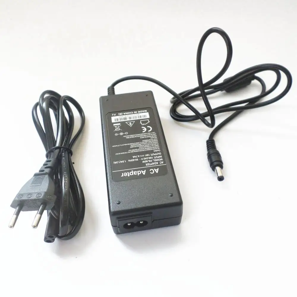 Laptop Battery Charger AC Adapter For Toshiba L840D L845 L850D L855D L870D 989 984 C855-S5239 C855-S5239P C855-S5241 19V 4.74A