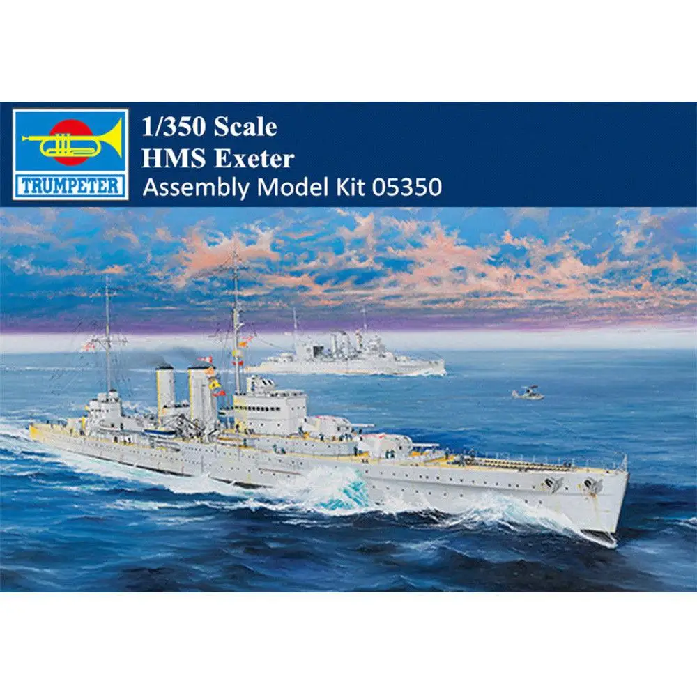 

Trumpeter масштаб 1/350, масштаб 05350, HMS Exeter тяжелый Круизер, набор моделей военной сборки