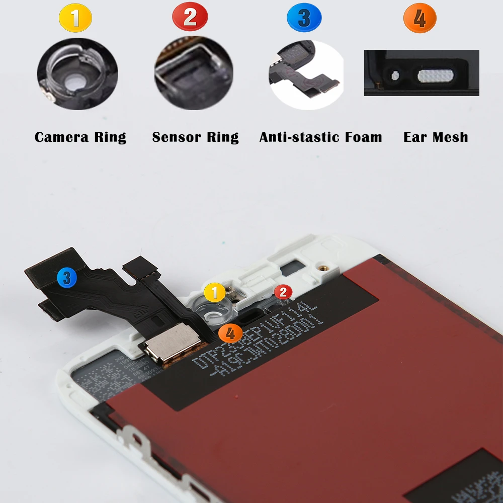 Grade AAA+ LCD Screen For iPhone 4 4S LCD Touch Digitizer Screen Replacement Assembly Complete Display For iPhone4S 4G LCD A1387