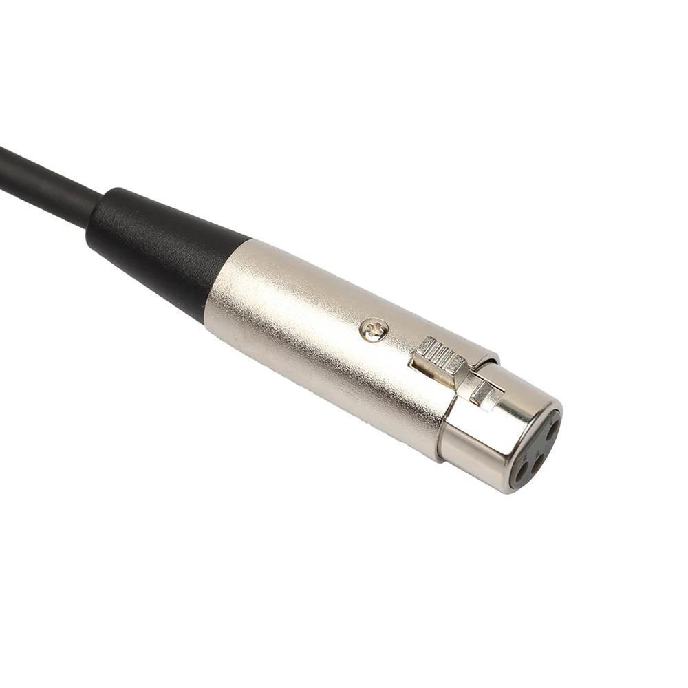 3-Spille XLR Femmina a 1/4 di 6.35 millimetri Mono Martinetti Spina Maschio TRS Cavo Audio Microfono Adattatore 30 centimetri lunghezza del Cavo di Prolunga Audio Stereo Equilibrata