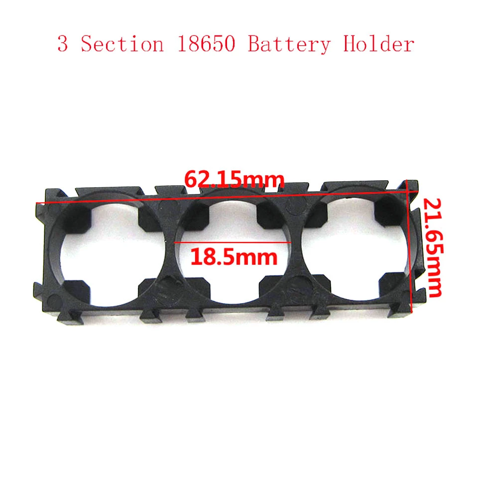 10 Pcs 18650 Battery Holder 18650 Battery Spacer Radiating Holder Bracket Electric Car Bike Toy