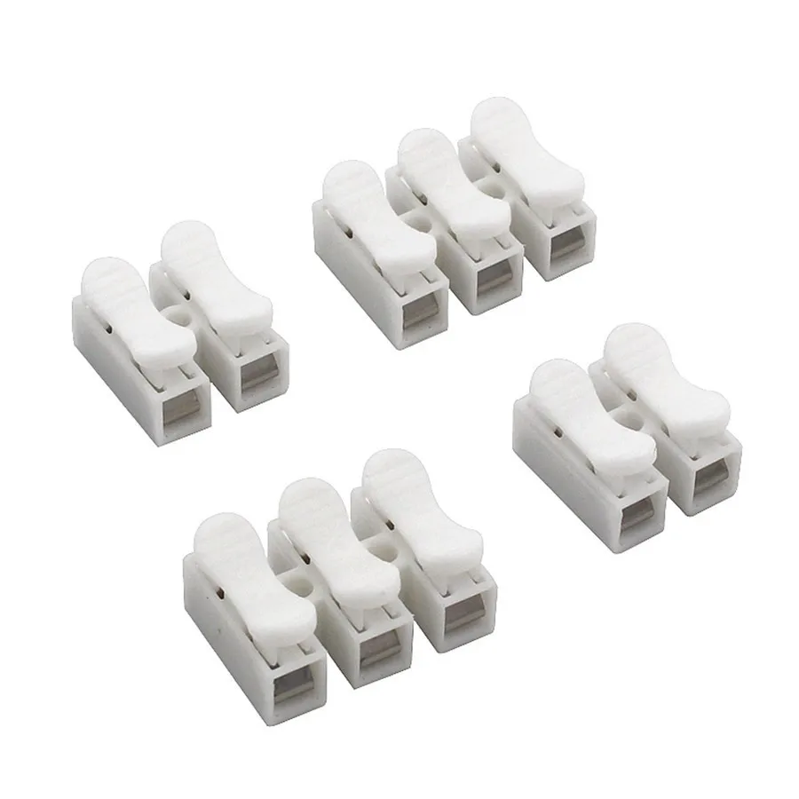 CH-2 CH-3 BOX Press Connector  Electrical Cable Clamp  Connectors Quick Splice Lock Wire Terminal Block Spring Connector Wire