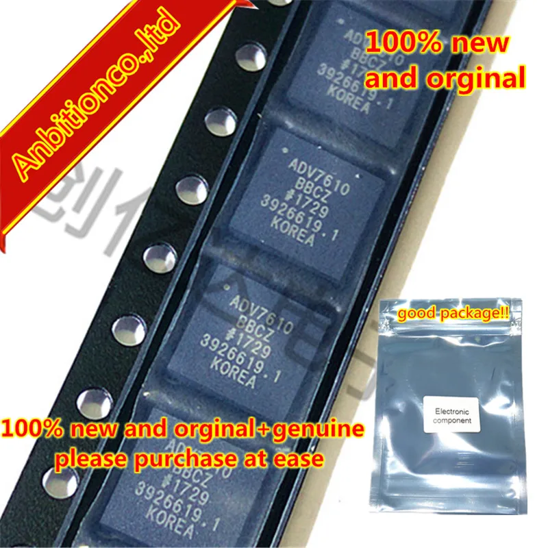 10pcs 100% new and orginal ADV7610BBCZ ADV7610 CSPBGA-76 Low Power, 165 MHz HDMI Receiver in stock