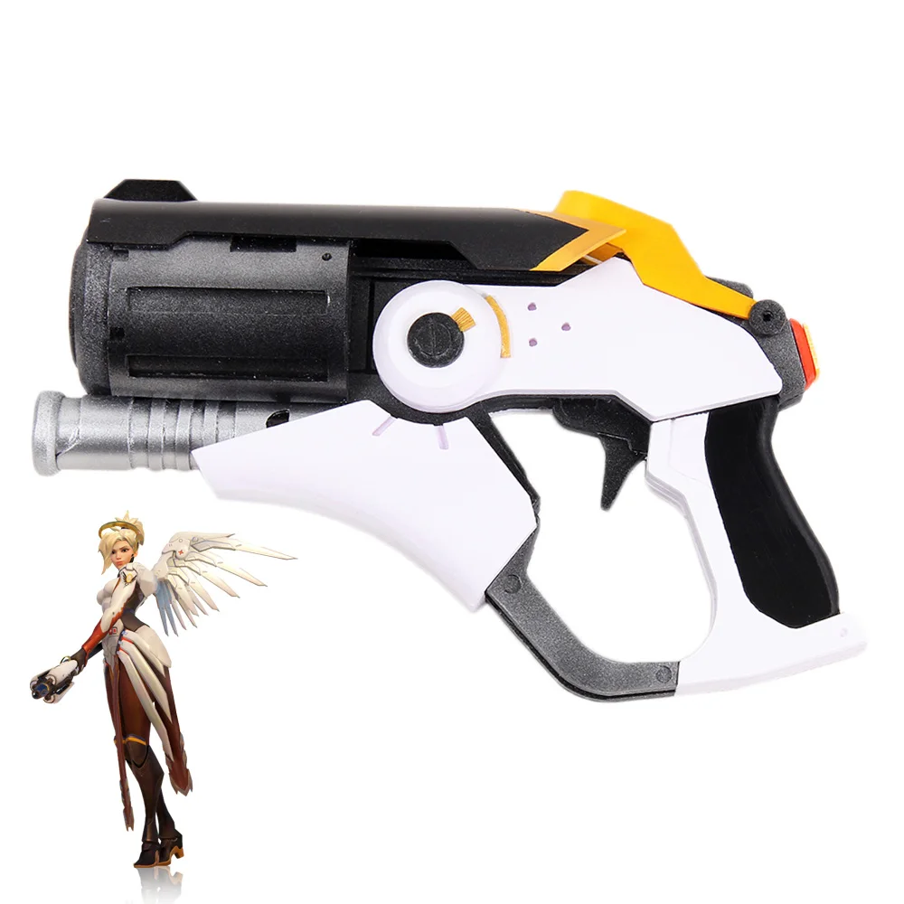 OW Mercy Caduceus Blaster Gun Weapon PVC Cosplay Prop