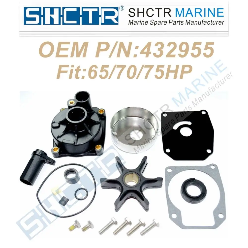 SHCTR Water Pump Repair Kit for 432955,18-3389,65/70/75HP