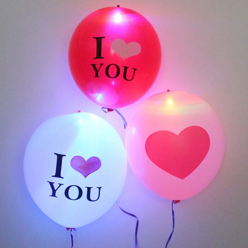 New Colorful  LED Lamp Lights Balloons For Paper Lantern Balloon Birthday Christmas