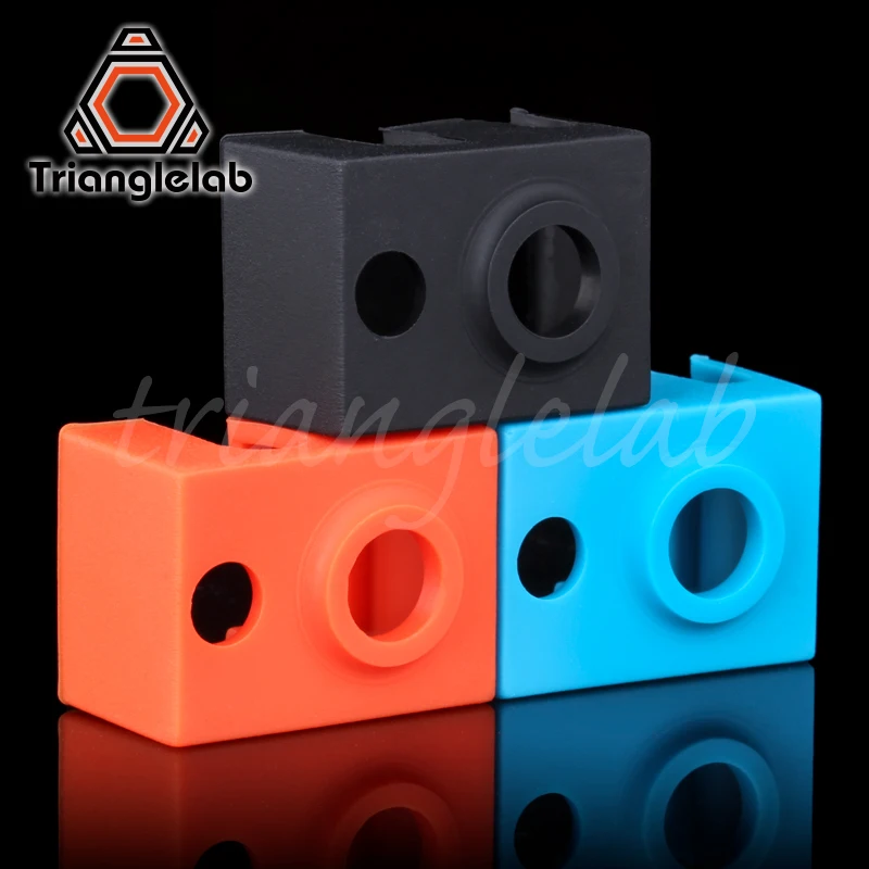 trianglelab Super high quality cartridge heater bock silicone socks V6 socks for dragon heatblock for v6 PT100 hotend  nozzle