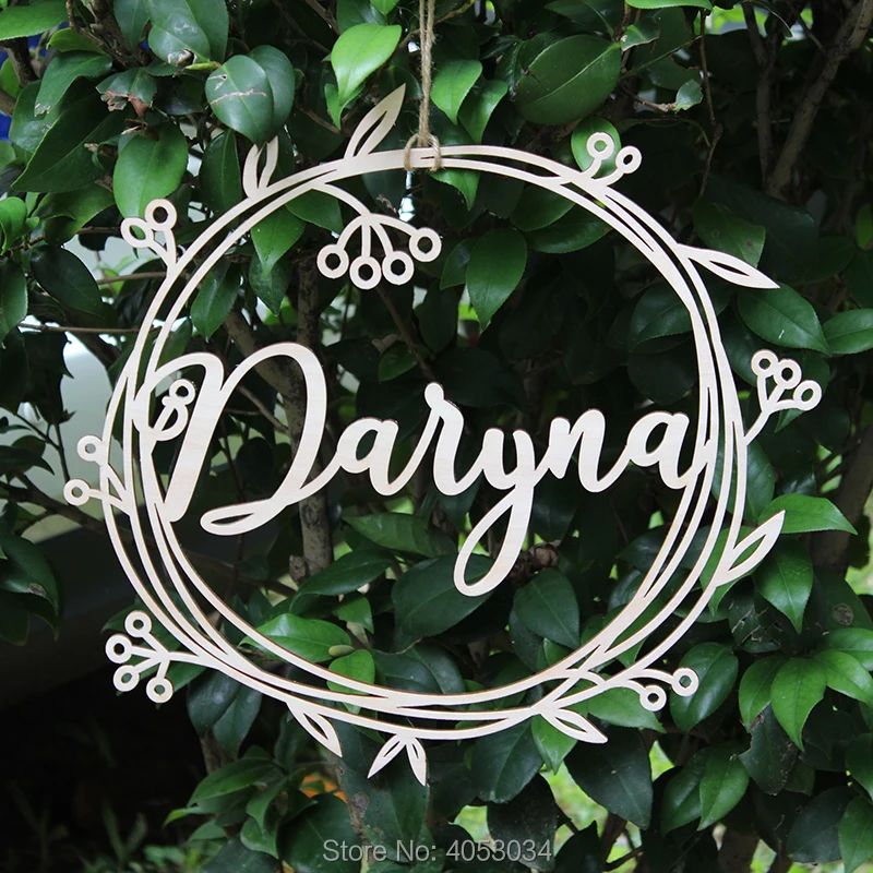 Personalized Wedding Sign Hoop Style Name Wooden decor,Reception Decor,wedding sign Hoop,Photo Prop Wall Sign For Bride & Groom