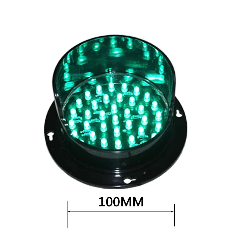 one Pack Dc 12V 3 Pieces New Customized 100mm Traffic Signal Light Lamp Cluster