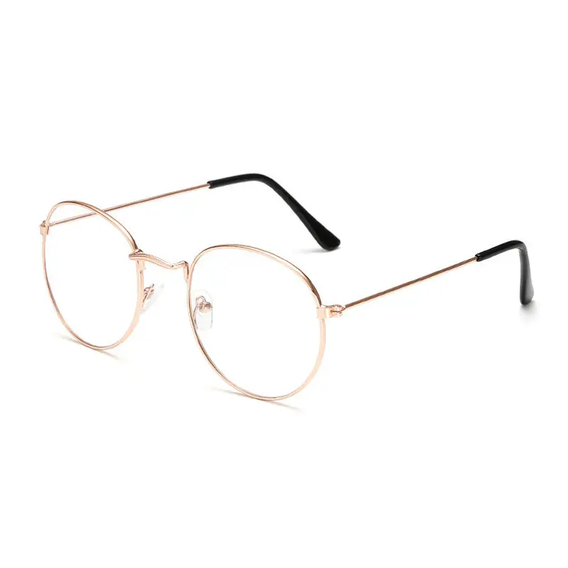 Seemfly Oval Metall Lesebrille Klare Linse Männer Frauen Presbyopie Brille Optische Spektakel Brillen Rezept 0 bis + 4,0