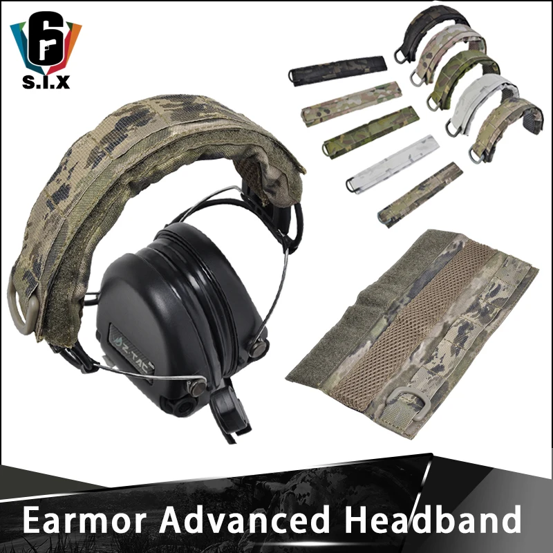 

OPSMEN Earmor Tactical Advanced Modular Headset Cover Molle Headband for General Tactical Earmuffs Headphone Accessories