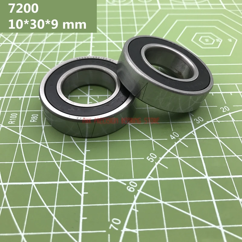 

2023 New Axk Abec-7 7200 7200c 2rz Hq1 P4 Db A 10*30*9 Mm Sealed Angular Contact Bearings Speed Spindle Cnc Si3n4 Ceramic Ball