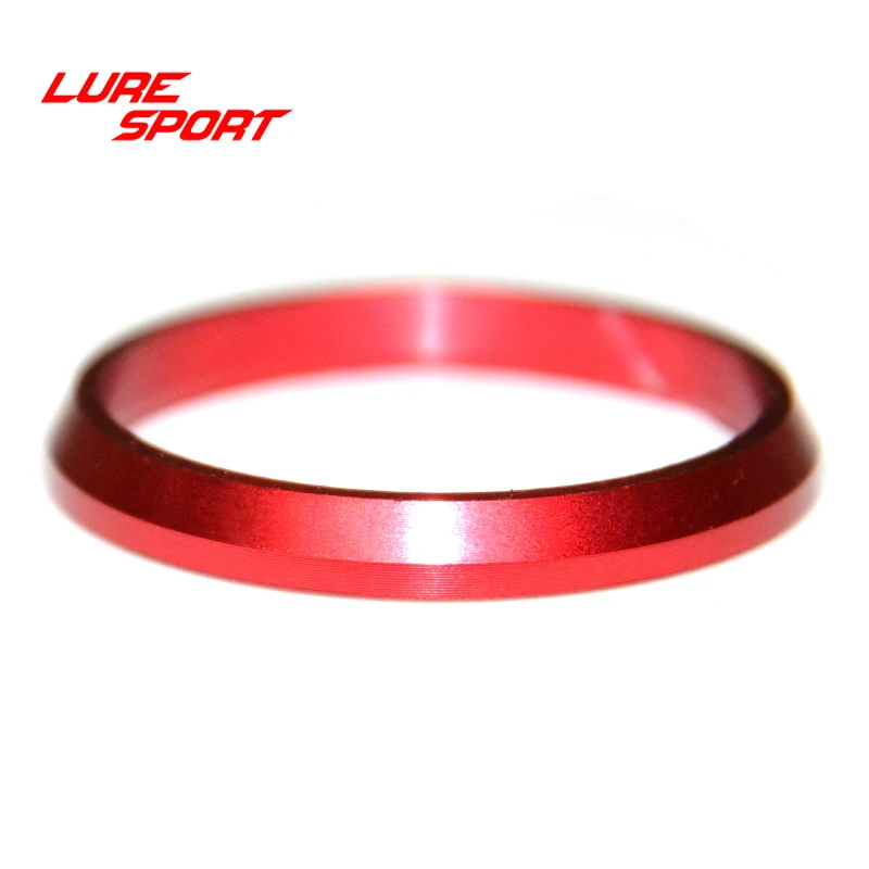 Luresport 10 pçs anel de alumínio klr16 klr17 fuji carretel assento parte haste componente construção reparação vara pesca acessório diy