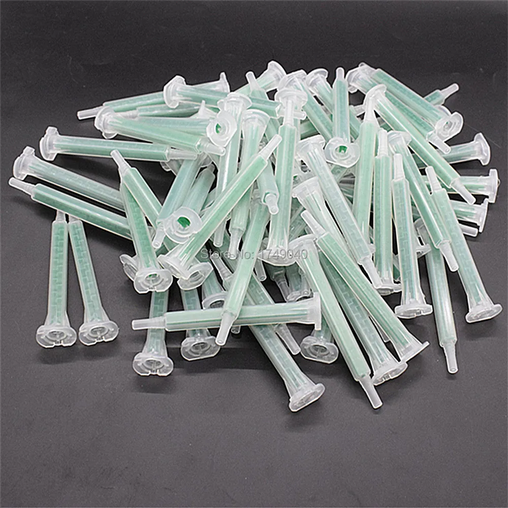 

50pcs Mixing Nozzles AB Glue Resin Static Mouth Tube 83mm AB Gun Designed MA Series and Square Bayonet Mixing Tube Mixer Tools