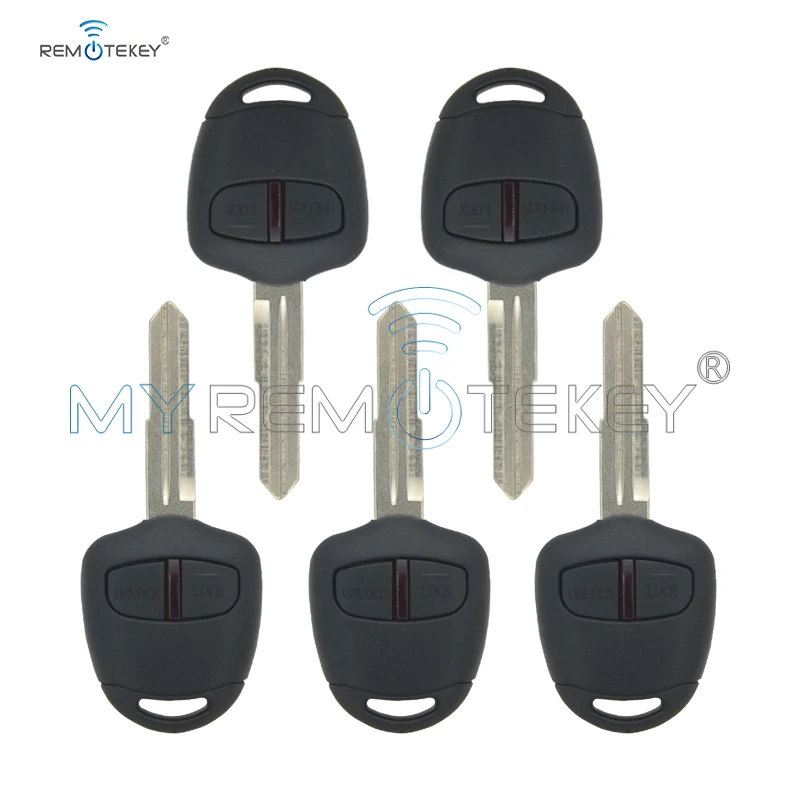 Remtekey 5pcs  Remote key 2 button MIT11R profile 434mhz ID46LCK for Mitsubishi Shogun Pajero Lancer Outlander Colt Mirage