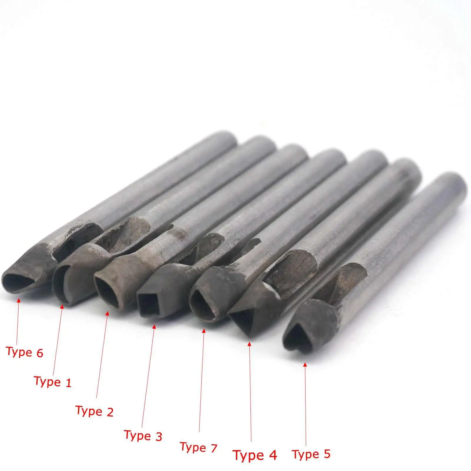 Several Shapes Special Type Leather Punch Craft Hole Punching Tool Belts Trimming