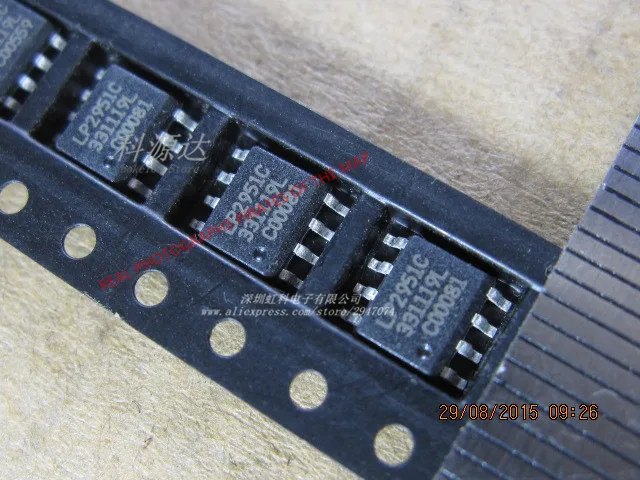 10pcs/lot LP2951ACM 3.3 IC REG LDO 3.3V/ADJ 0.1A 8SOIC LP2951