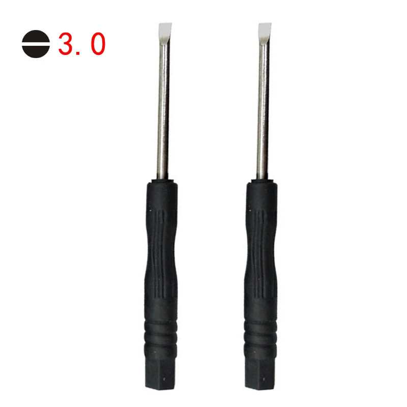 Destornillador plano Micro Cross Phillips para teléfono móvil, herramienta de Reparación de PC, Mini 1,5, 2,0, 3,0, 50 unidades por lote