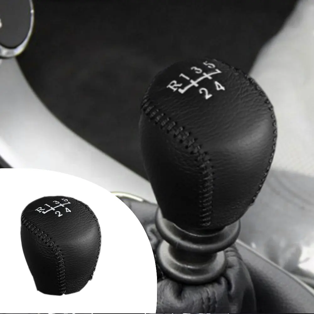 For Chevrolet Cruze 2009-2014 Epica 2005-2012 Trax 2018 1pc PU Leather Hand Brake Shift Knob Cover Car Gear Shift Collars