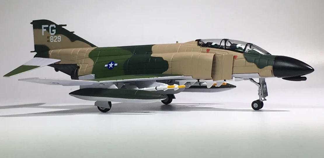 

New Special Offer Die-cast Metal 1/100 US Army F-4C Ghost Fighter Static Desktop Display Collection Model Toys For Children