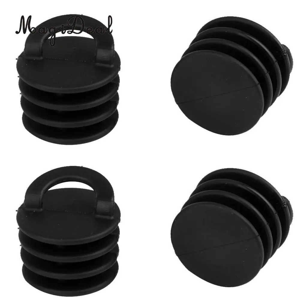 MagiDeal 4 Pieces Large Kayak Scuppers Plugs Bungs Drain Hole Replacement Accessories