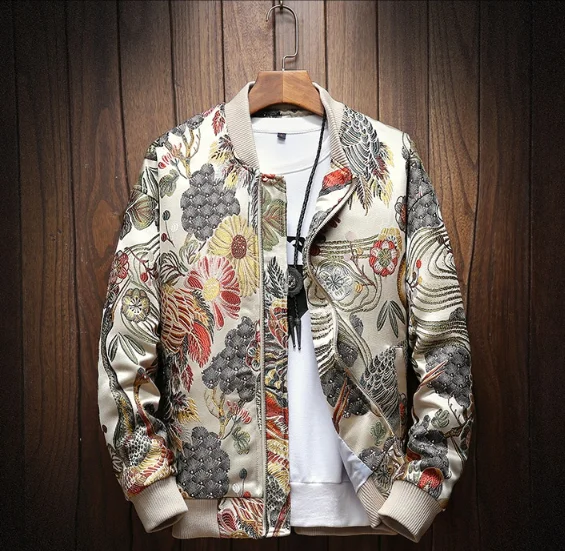 

Japanese Embroidery Men Jacket Coat Man Hip Hop Streetwear Men Jacket Coat Bomber Jacket Men Clothes Sping New