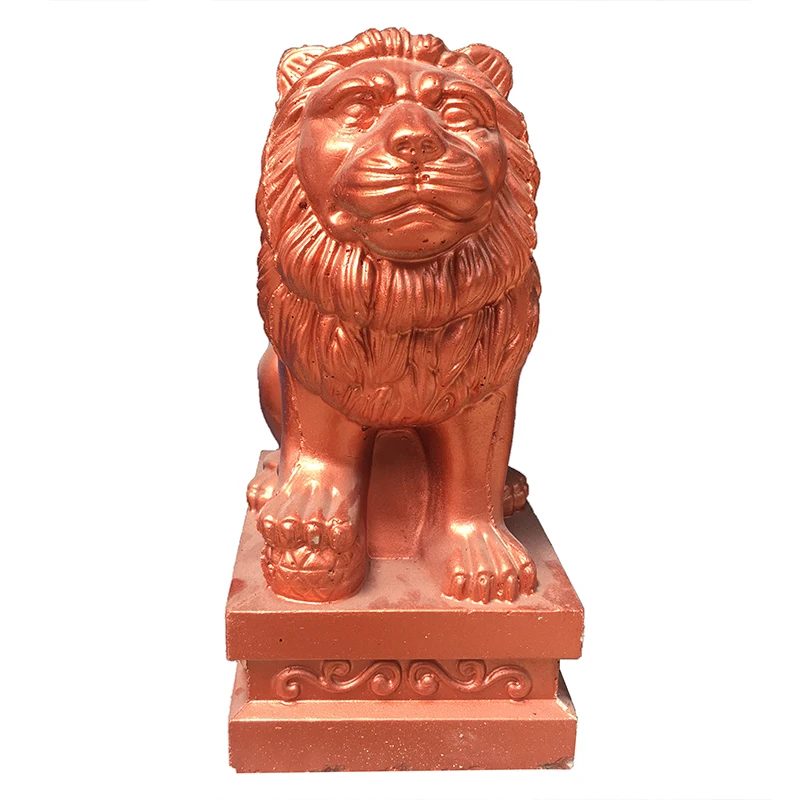 Lion Statue ABS Plastic Mold for Home Villa Garden Concrete Casting Molds DIY Craft Mold for Outdoor Decorations