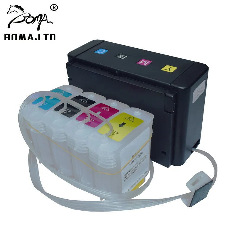 BOMA.LTD Continuous Ink Ciss System For HP10 82 For HP 500 800 815 Printer For HP 10 82 CISS With Cartridge Auto Reset ARC Chip