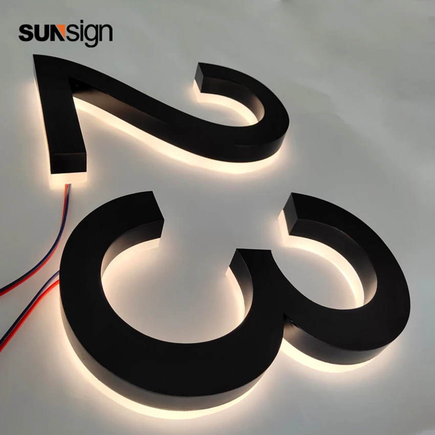 H 15Cm Aanpasbare Led Back Lit Acryl Teken Letters Huis Numer