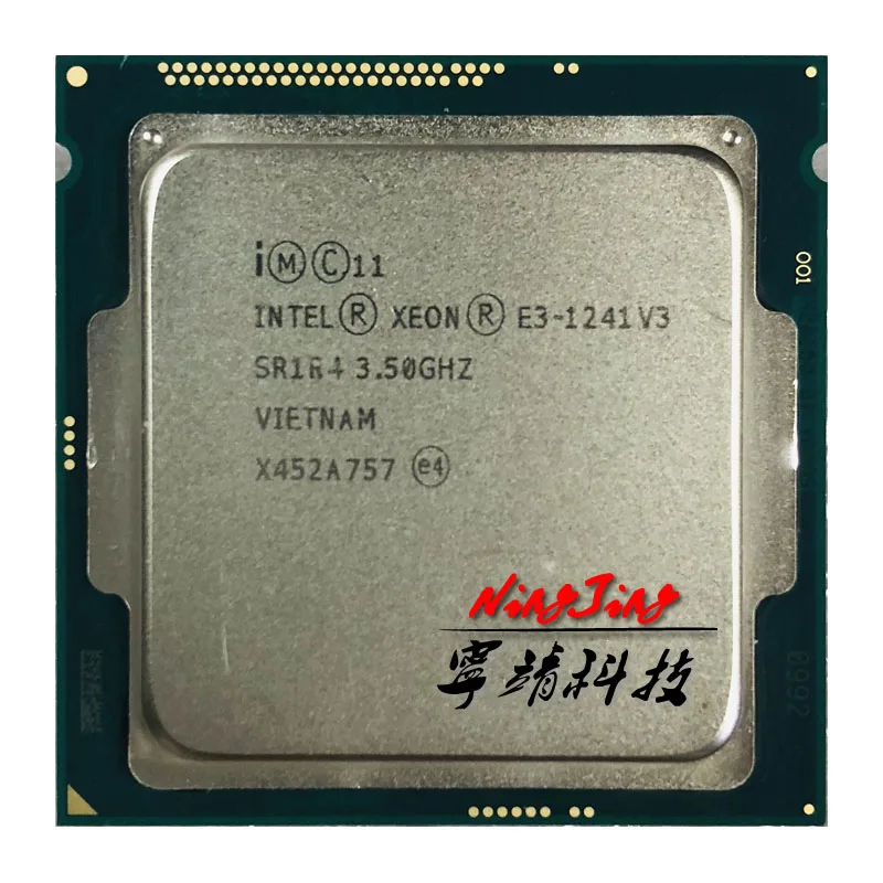 Intel Xeon E3-1241 v3 E3 1241v3 E3 1241 v3 3,5 GHz Quad-Core Acht-Thread-CPU 80 W LGA 1150