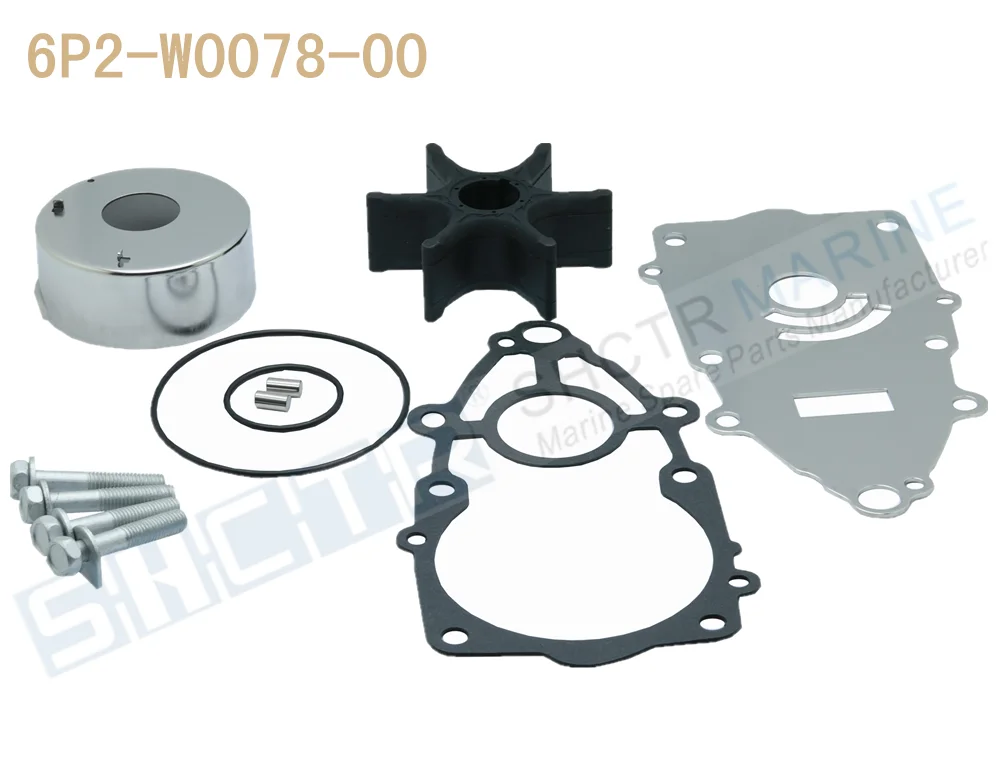 

SHCTR Water Pump & Impeller Kit for OEM 6P2-W0078-00,Sierra 18-3515,225/250/300HP