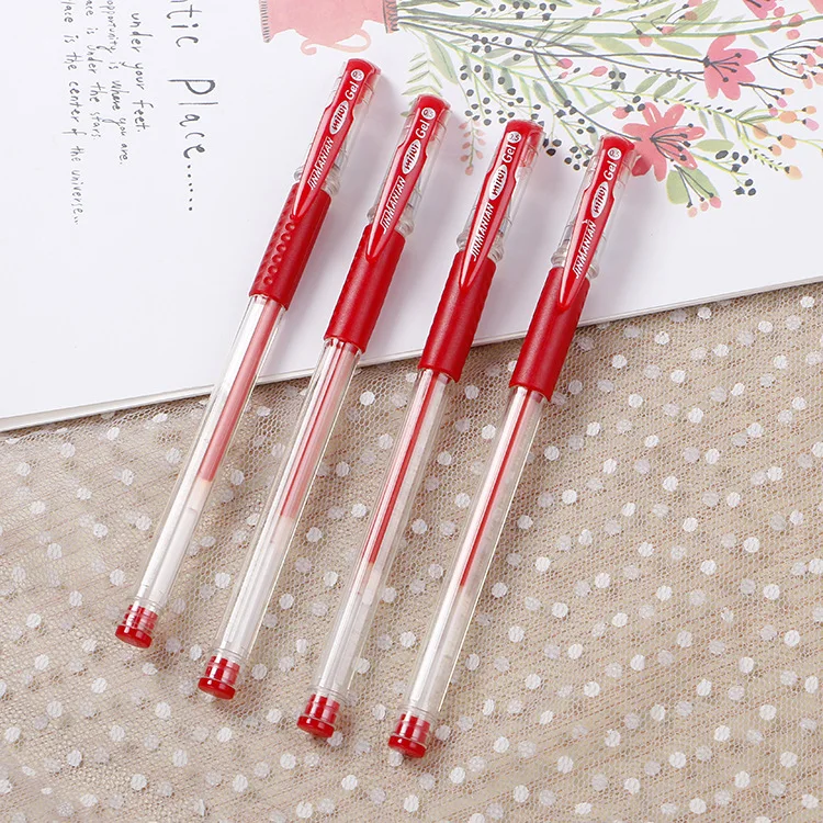 1pc European Standard Gel Pen 0 5mm Bullet Water Pen Needle Office Supplies Pen Students Exam Special