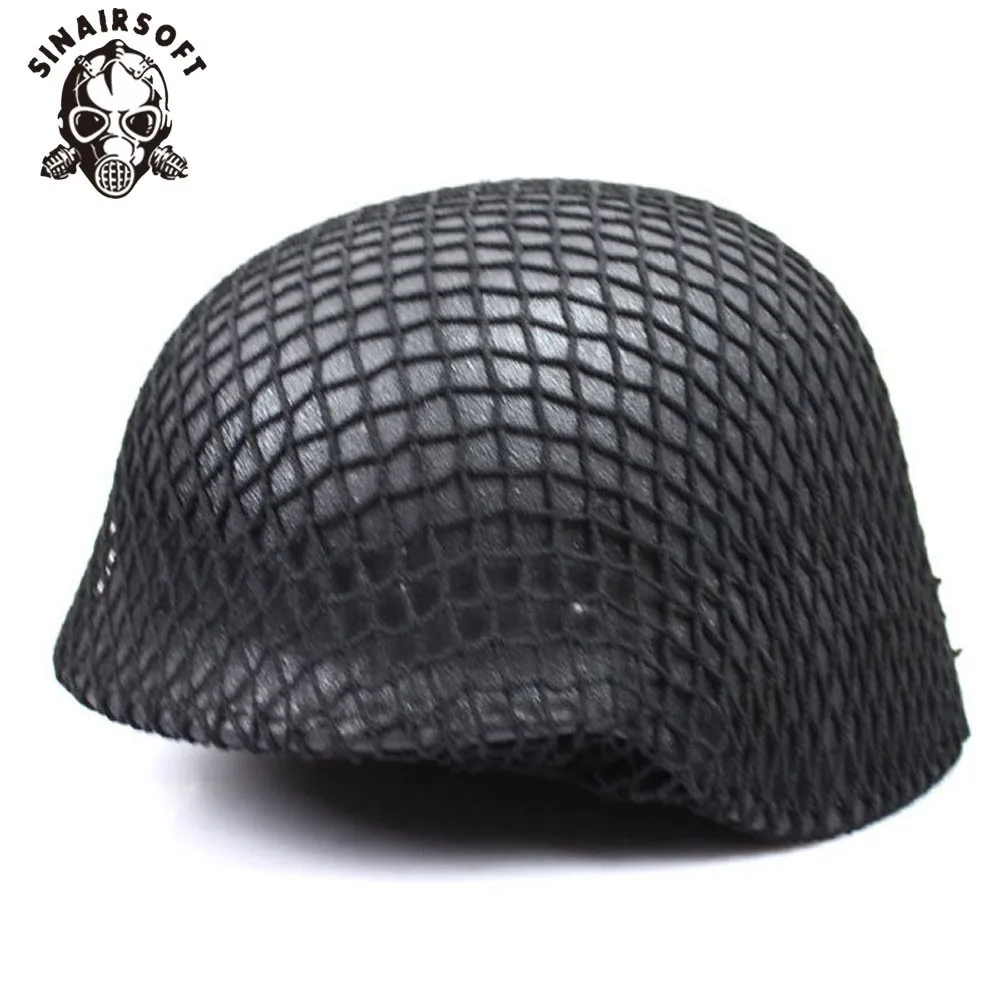 Hełm taktyczny pokrywa z siatki Paintball kask pokrycie siatkowe Airsoft kask dla M1 M35 M88 MK1 MK2