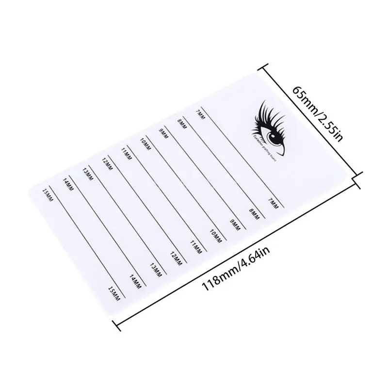 Reusable Portable Acrylic Eyelash Extension Pallet False Eyelash Holder Pad Adhesive Glue Pallet Holder Grafting Eyelash Tool