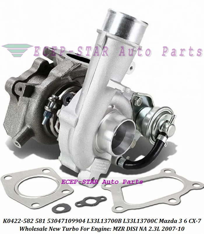 Turbo K0422-581 K0422-582 53047109904 L3Y11370ZC L3YC1370Z L3Y41370ZC L3M713700D 53047109907 For MAZDA CX-7 MZR DISI EU NA 2.3L