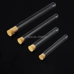 18x180mm 10pcs/lot Borosilicate lab glass test tube with cork stopper blowing glass Pyrex test tube for scientific experiments