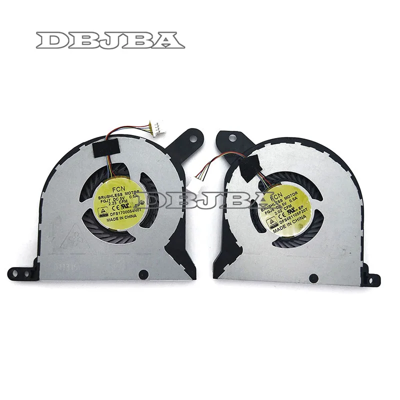 Fan For Dell Alienware 13 R1 R2 Laptop CPU + GPU Cooling Fan Cooler DFS481105F20T FGJ6  DFS1700054N0T F0J7