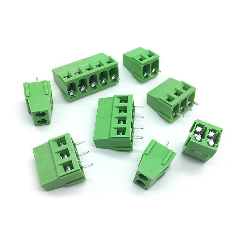 

10pcs 5mm 2Pin 3Pins PCB Screw Terminal Block Connectors 300V 10A DG128 KF128 KF128-2P KF128-3P Pitch 5.0MM/0.2inch