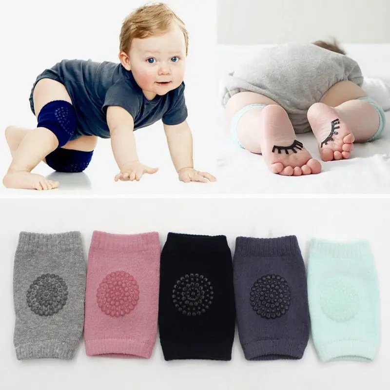 

1 Pair Soft Anti-slip Safety Crawling Elbow Cushion Knee Pad dispensing Baby Infant Born Toddler Kids Crawl Safety Protector