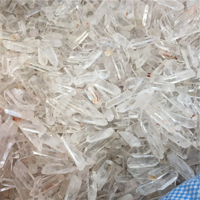 1000g natural quartz crystal original point small thin pieces