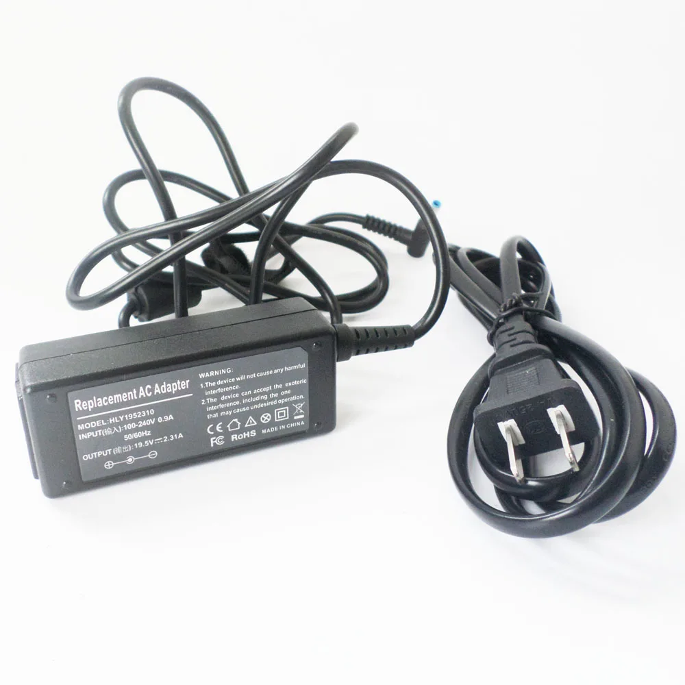 Fuente de alimentación para portátil, enchufe cargador para HP Ultrabook Split 13 Pavilion 15-n 721092-001 741727-001 19,5 V 2.31A, adaptador de CA para Notebook