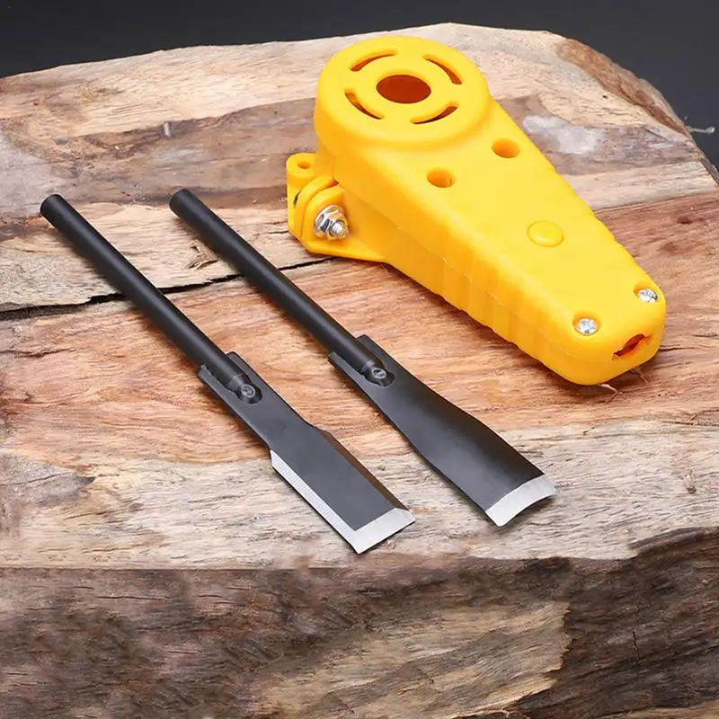 Wood Carving Electric Chisel Angle Grinder into Power Chisel Woodworking Tool