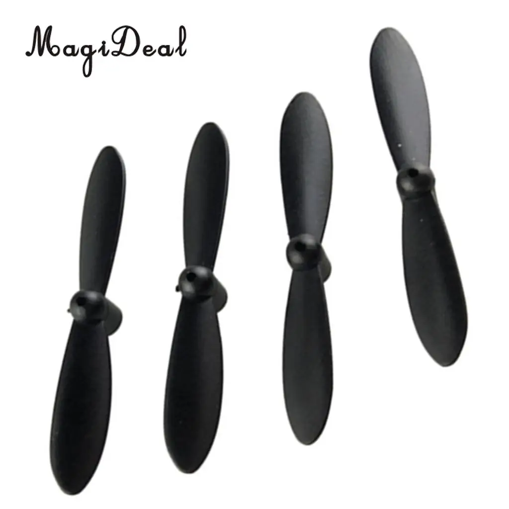 20Pcs Propeller Set Airscrew Replacement for Cheerson CX 10 Mini Drone Quadcopter Helicopter RC Accessories Black