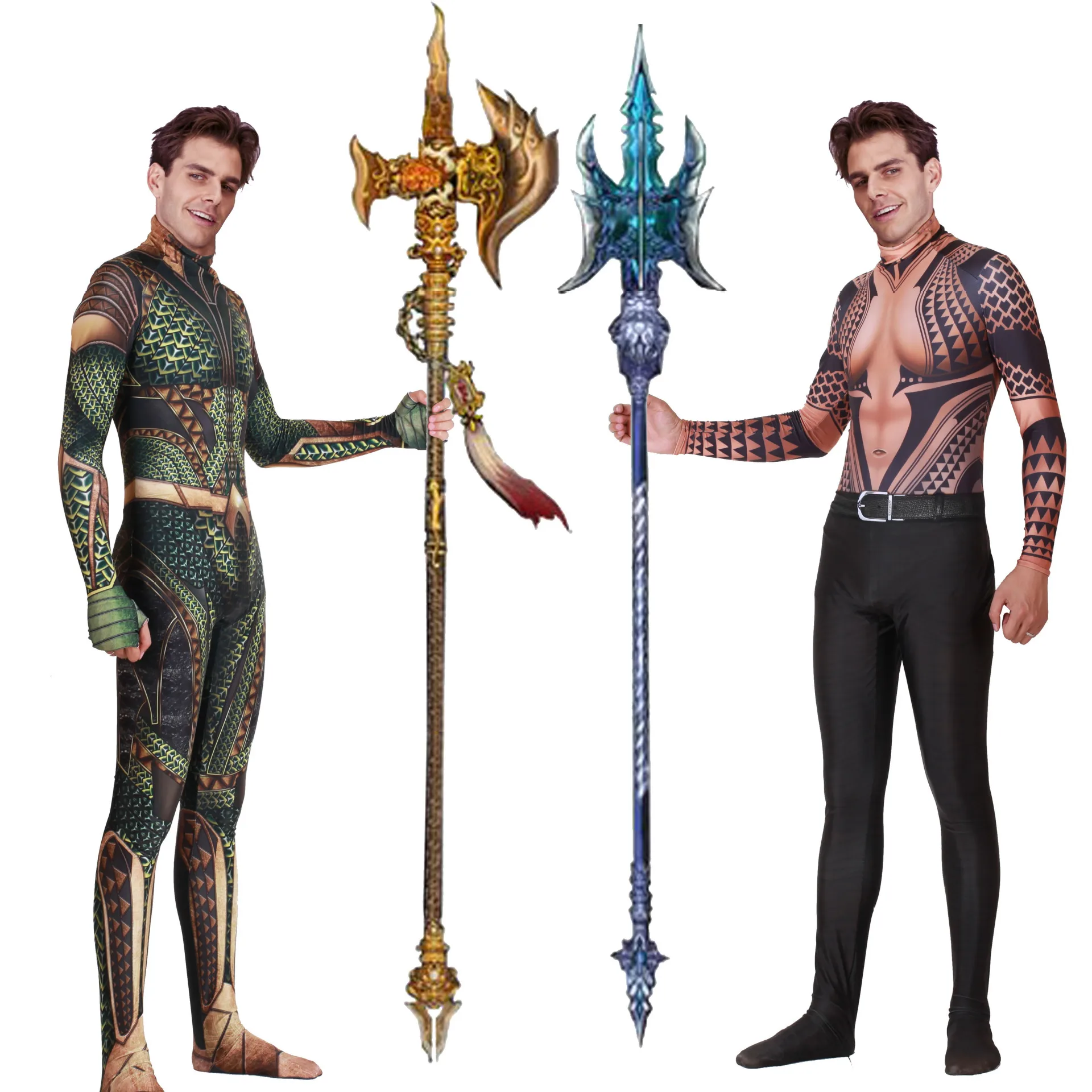 Aquaman Arthur Curry Cosplay Saints Halloween anime  Aquaman Cosplay Zentai Costume  tights