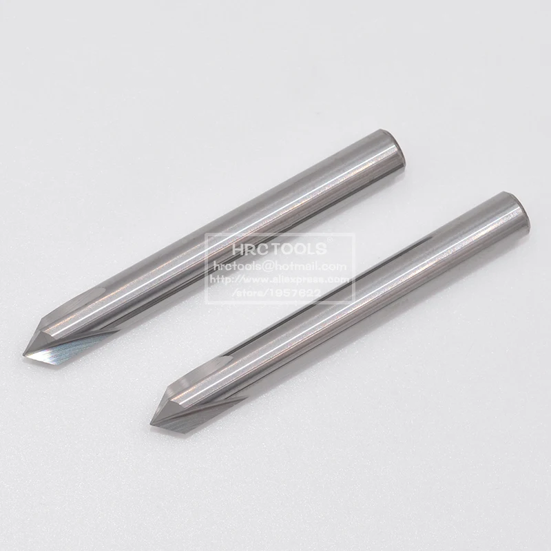 U15-10Dx120ax60L 3 FLUTE 120 DEGREE CARBIDE ALUMINUM CHAMFERIGN METAL MILL CUTTER